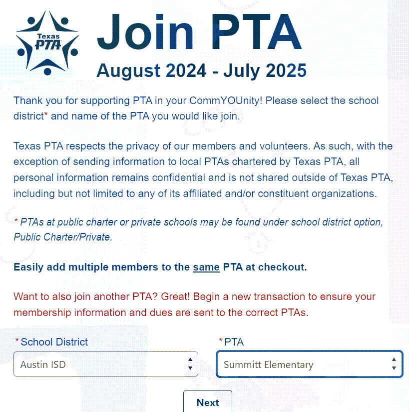 PTA Membership 2024-2025